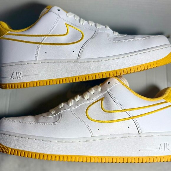 Size 12 - Nike Air Force 1 '07 Leather Low Ochre | OG box - Picture 6 of 10